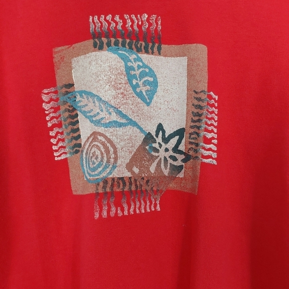 Blue Cactus Sport Red Dead Stock Sweater NWT Size L - Picture 2 of 9